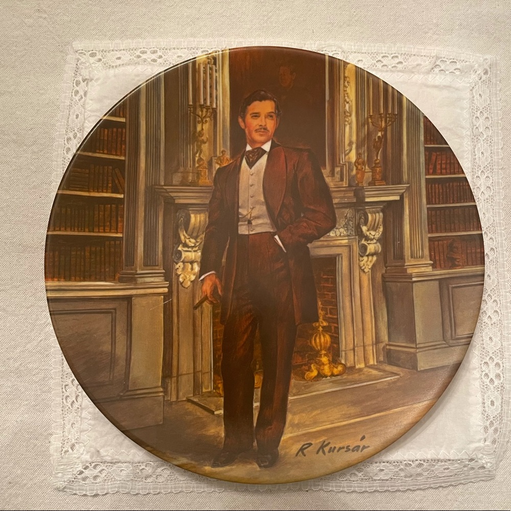 Gone with the wind vintage plate “Rhett”